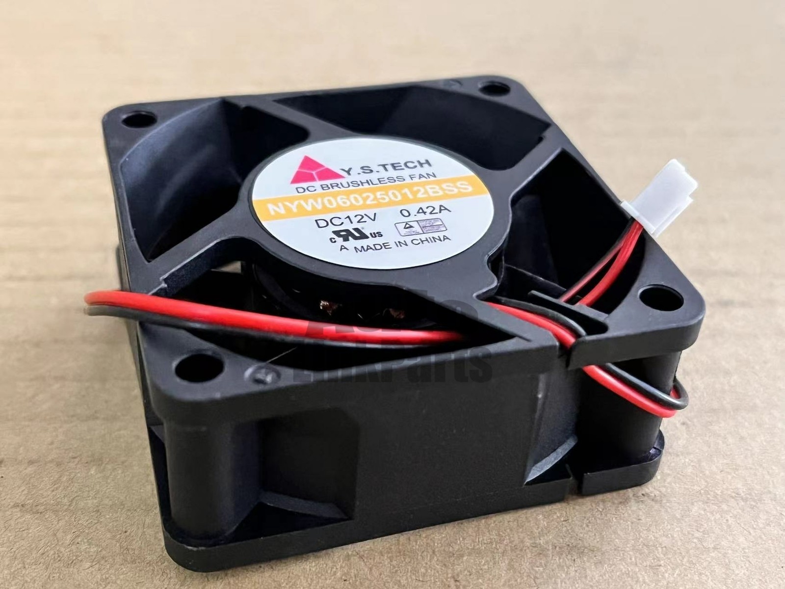 For Y.S.TECH 6025 NYW06025012BSS DC12V 0.42A 6CM 2pin cooling fan