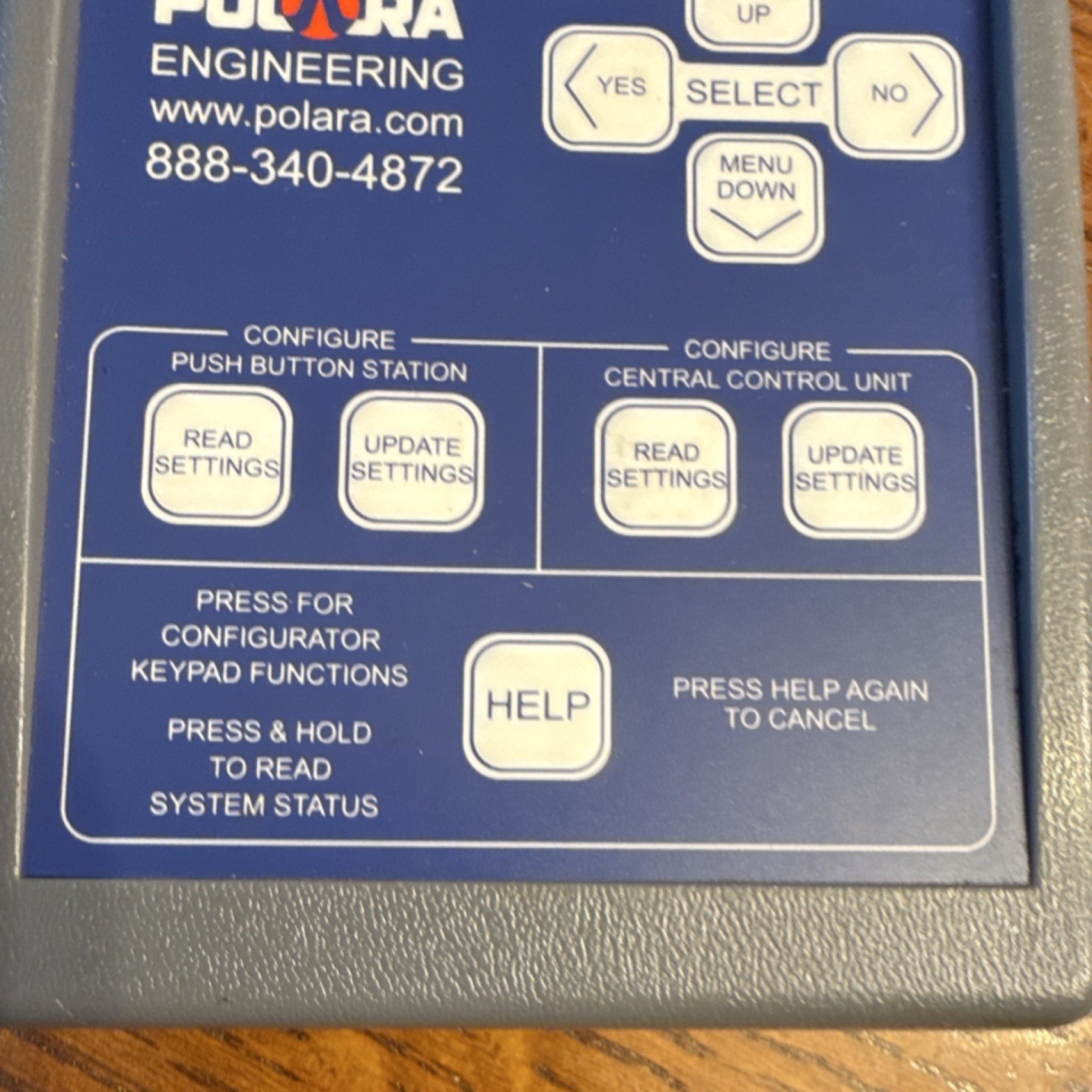 Polara Engineering Navigator Configurator Handheld Controller