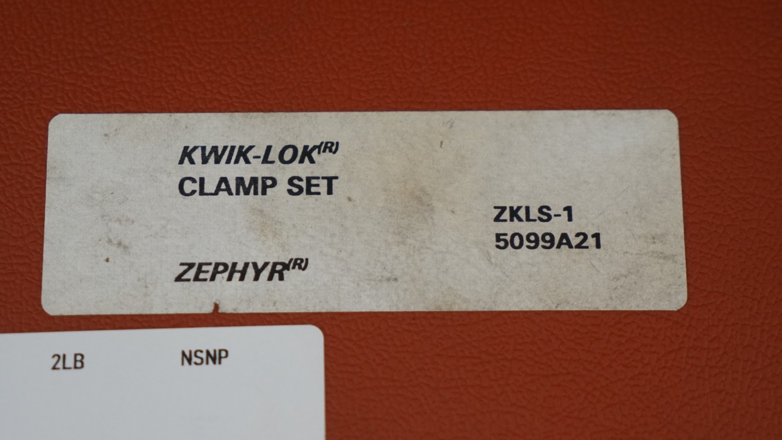 Zephyr ZKLS-1 Kwik-Lok Clamping Set, 7 Pieces