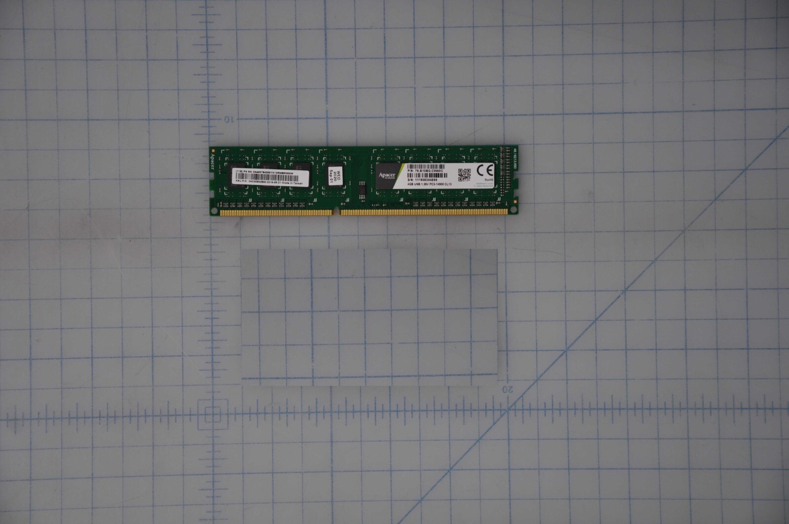 MEMORY RAM 4GB, 1.35V PC3-14900 UDIMM UNBUFFERED CL13 3AC00502600