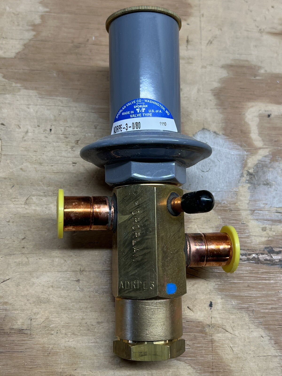 SPORLAN ADRPE-3-0/80 DISCHARGE BYPASS VALVE 5/8″ x 5/8″ ODF SOLDER 1/4”