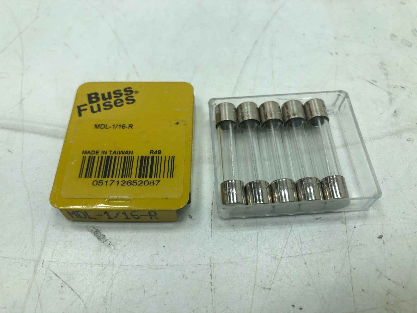 (QTY.25) Buss MDL-1/16 Fuses