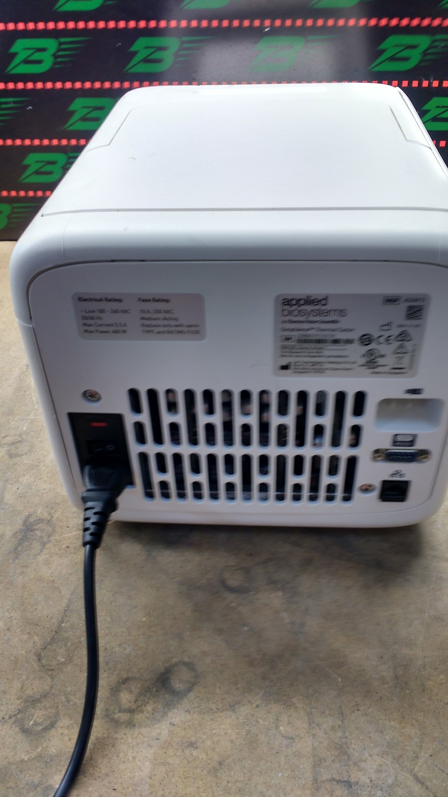 Applied Biosystems SimpliAmp Thermal Cycler Ref A24812 READ LISTING