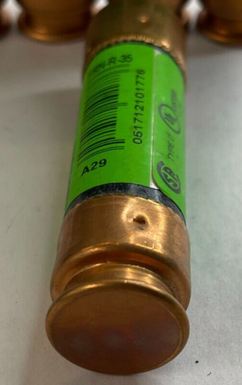BUSSMANN FUSETRON FUSES CLASS RK5 SEREIS FRN-R TIME DELAY DUAL ELEMENT 35A