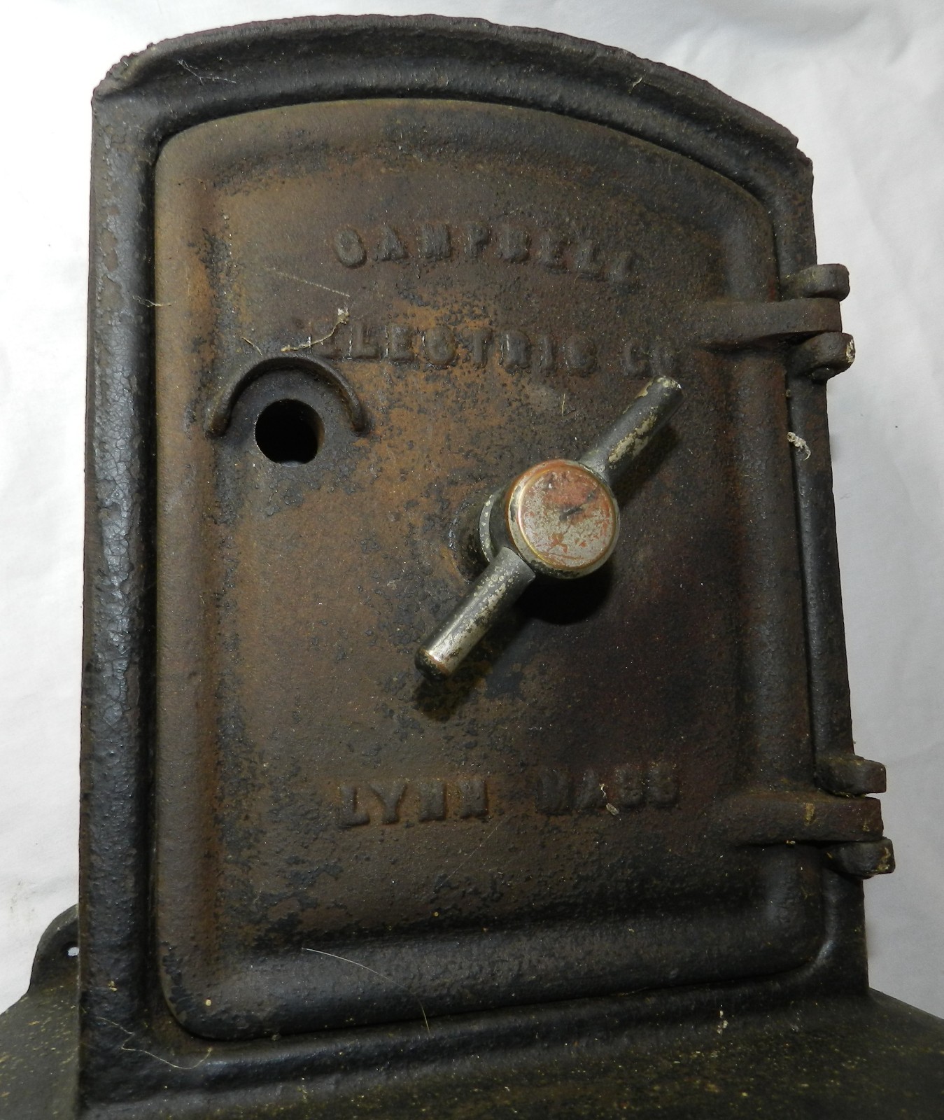 Vintage Campbell Electric Company 8 Day Time Switch in Cast Iron Case – 1913
