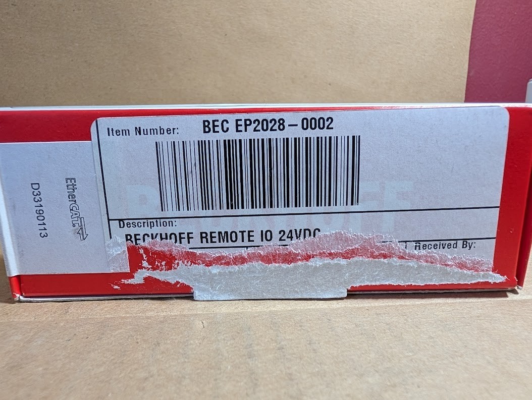 Beckhoff EP2028-0002 EtherCAT Box 8ch Digital Output, 24VDC 2A M12 (New /Sealed)