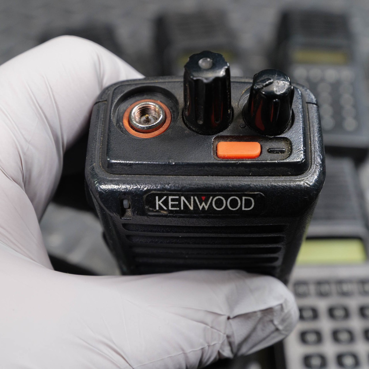 Kenwood TK-380 Type 3 UHF Handheld Radio 400-430 MHz (Lot of 7, Used, No