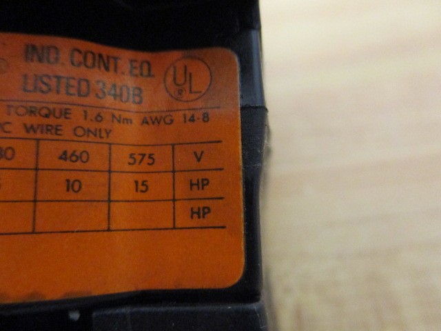 Klockner Moeller P1-20-NA Eaton Disconnect Switch P120NA