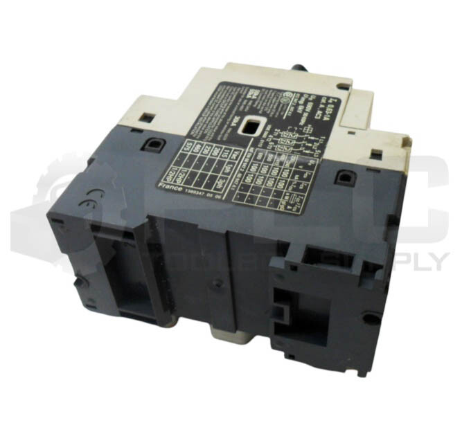 TELEMECANIQUE GV2-P05 CIRCUIT BREAKER 0.63-1A W/ GV2-AN11 CONTACT BLOCK