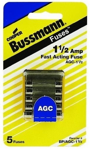 Bussmann AGC-1-1/2-R (5 EACH)