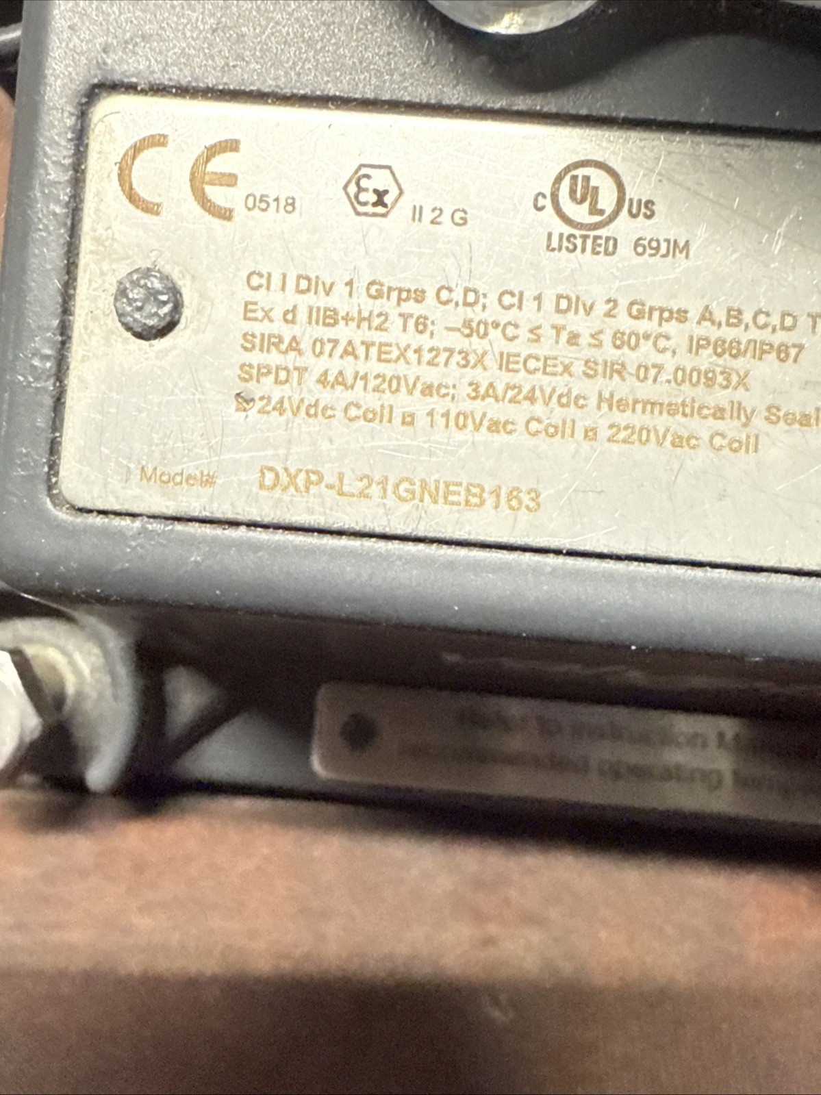 TOPWORX DXP-L21GNEB163 DXPL21GNEB163 Valve Position Switch