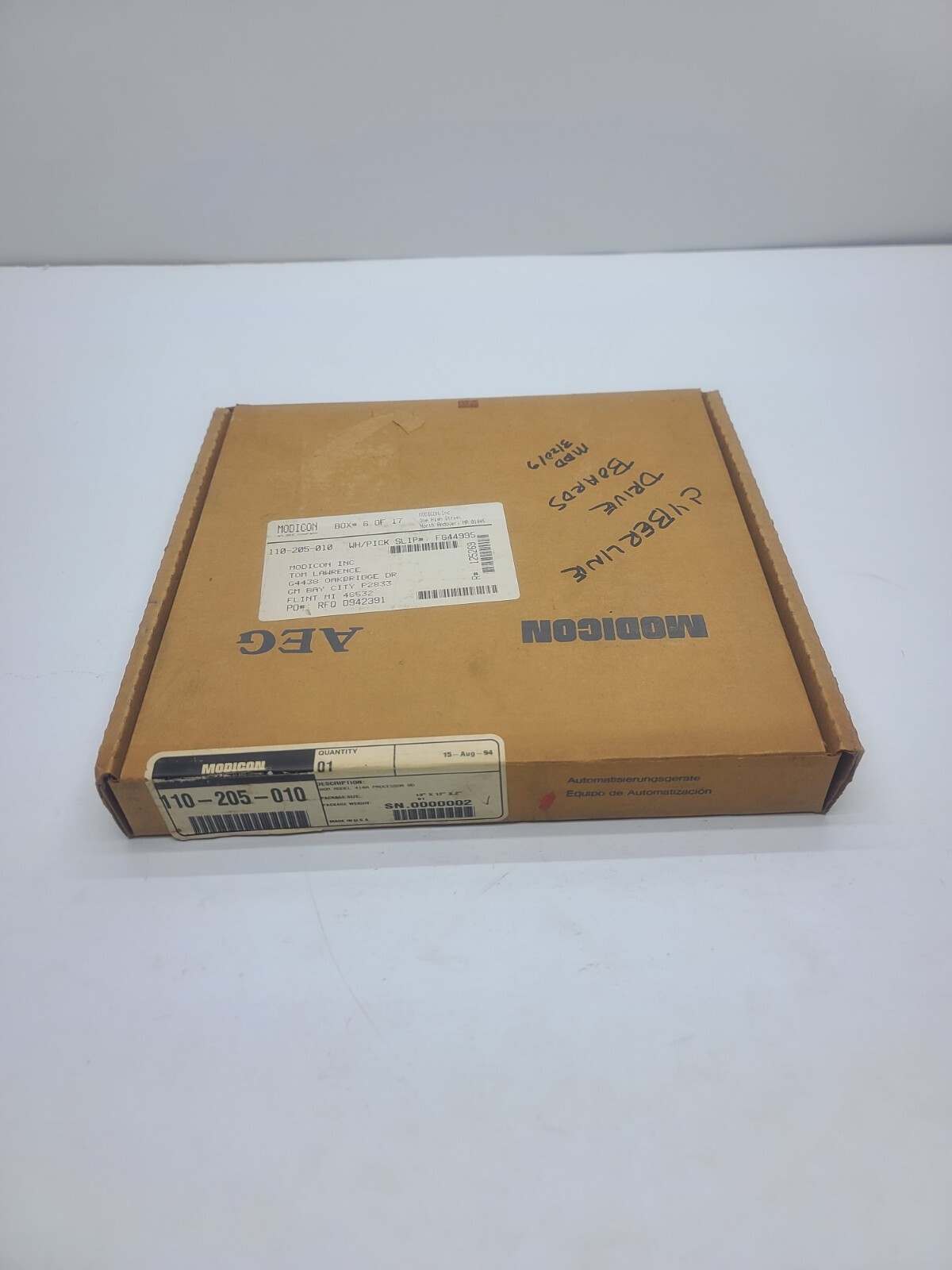 MODICON CIRCUIT BOARD AS-S004-001 REV.c. G23