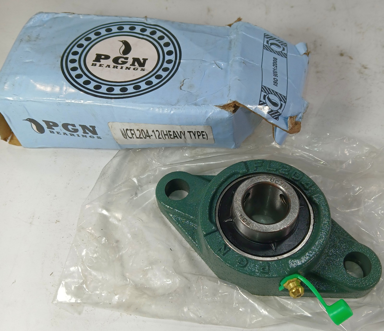 1 NEW PGN UCFL204-12 2 BOLT HEAVY TYPE FLANGE PILLOW BLOCK NIB/NNB *MAKE OFFER*