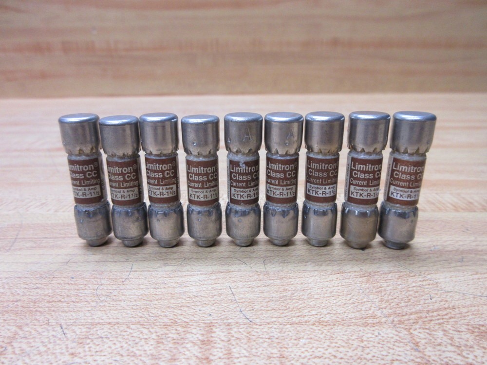 Buss KTK-R-1-1/2 Bussmann Fuse Cross Ref 4XC20 (Pack of 9)
