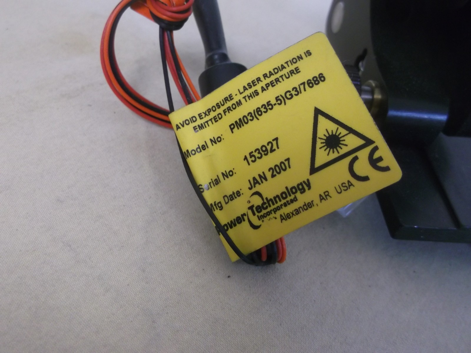 CVI 160-05 APPLIED BIOSCIENCE POWER TECHNOLOGY PM03 MALDI TOF SCIEX
