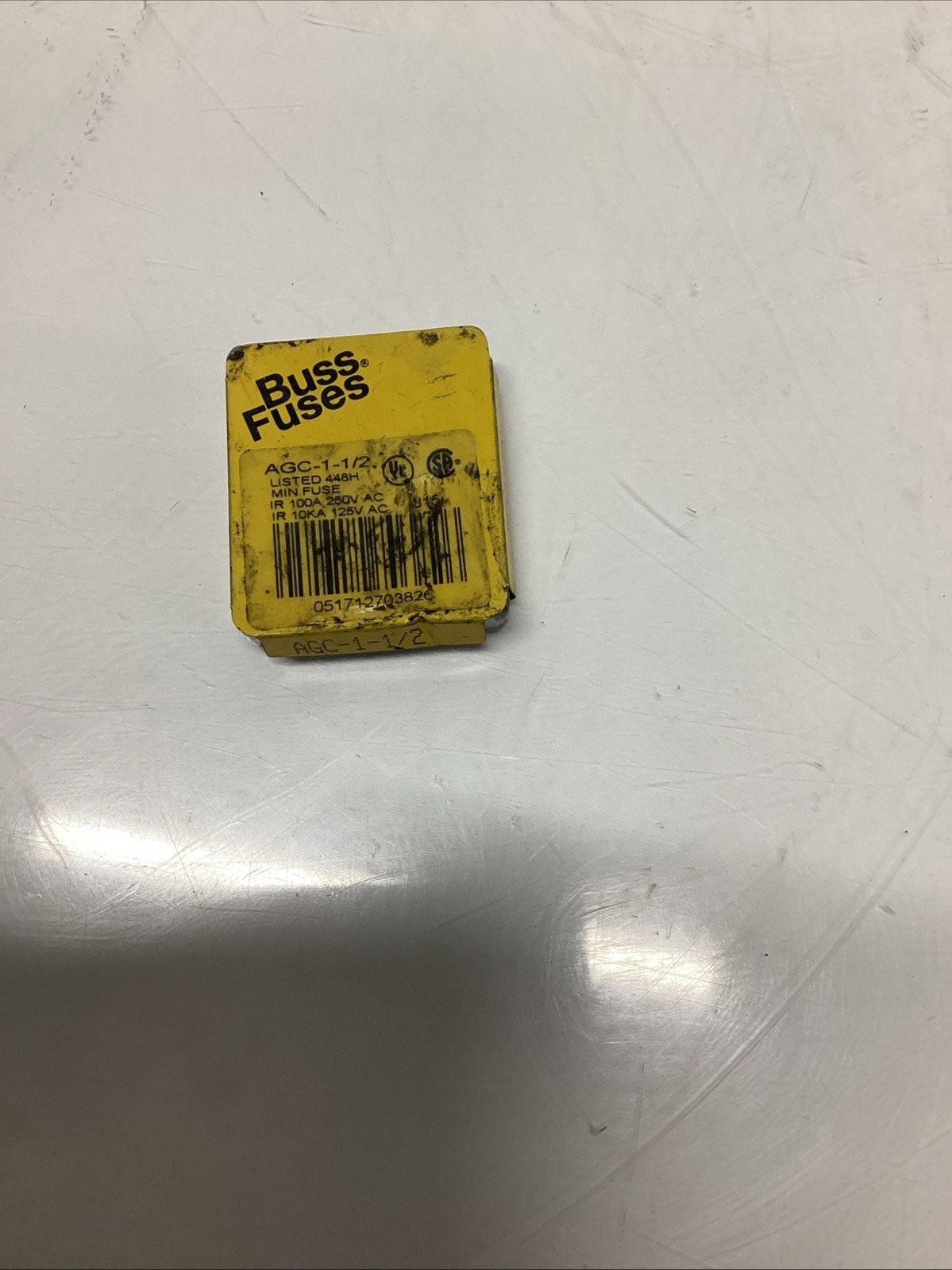 Bussmann AGC 1-1/2 Buss Fuse 1-1/2A 250V Lot Of 2 O-788