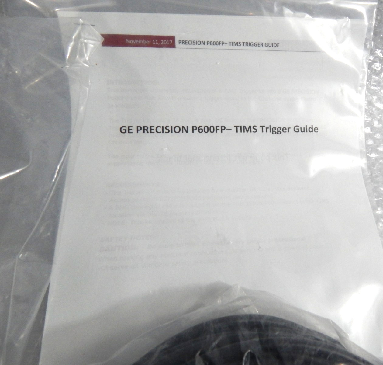 TIMS MEDICAL FOR GE P600FP TRIGGER CONNECTION KIT