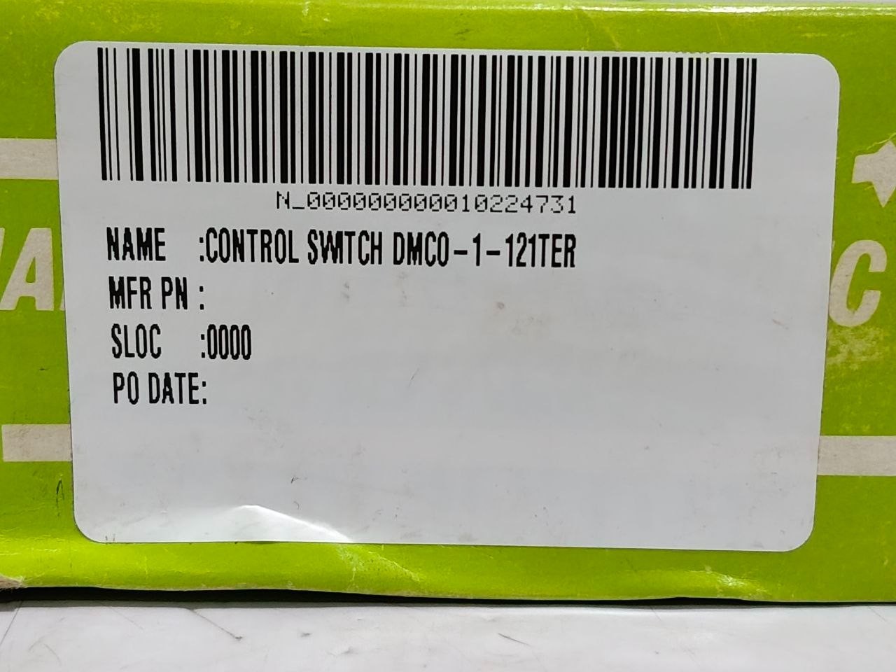 Nakamura Electric DM-20 Control Switch DMC0-1-121TER 41-17585 AC220V 15A