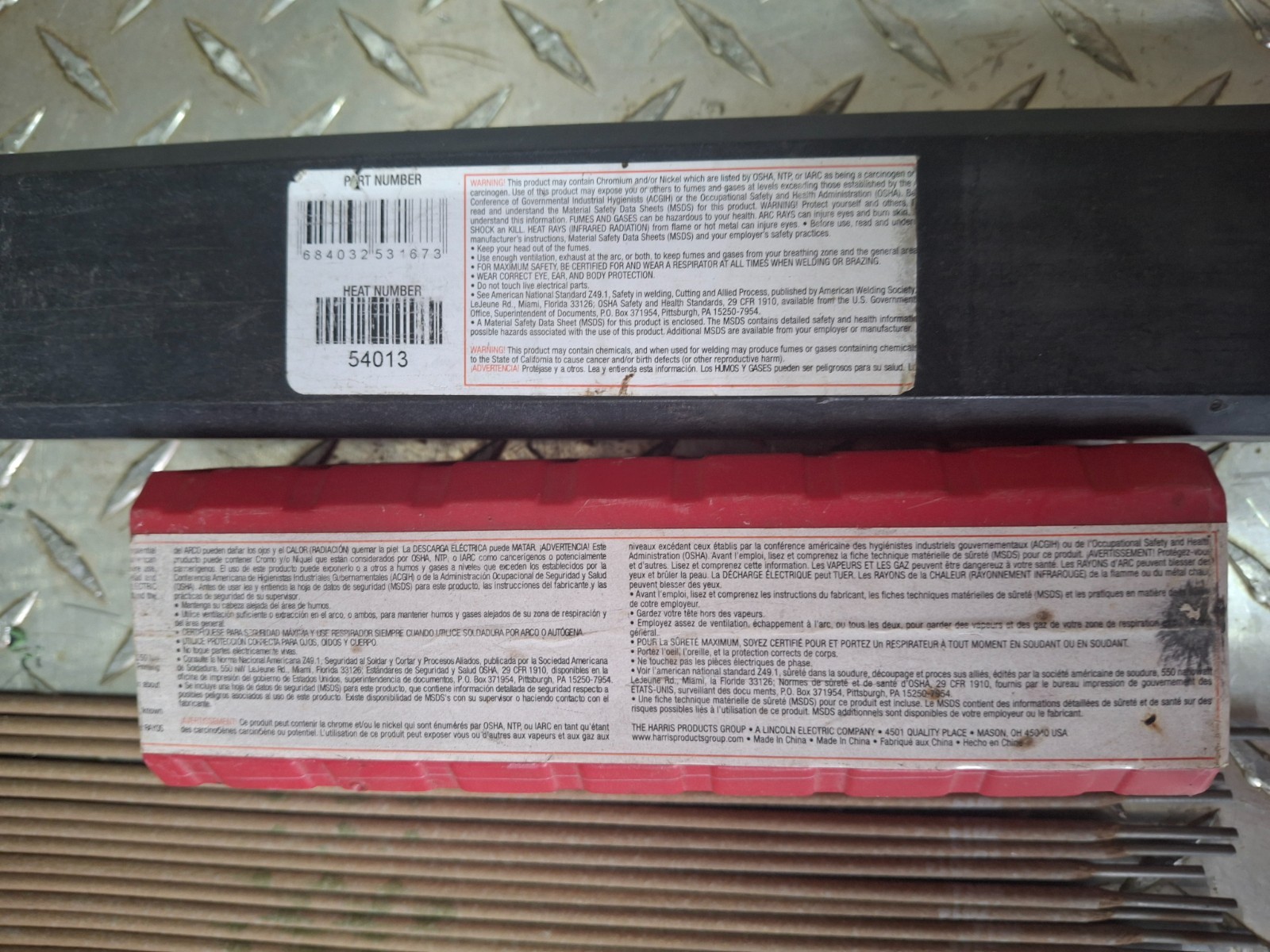 Harris Alloy E7014 3/32 x 14″ Welding Sticks Mild Steel MIG TIG Electrode Sticks