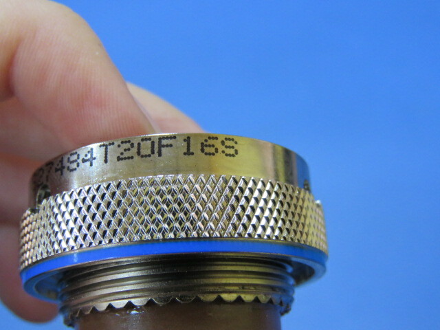 Amphenol MS27484T20B16S Qty of 1 per Lot Circular MIL Spec Connector 16P SZ 20