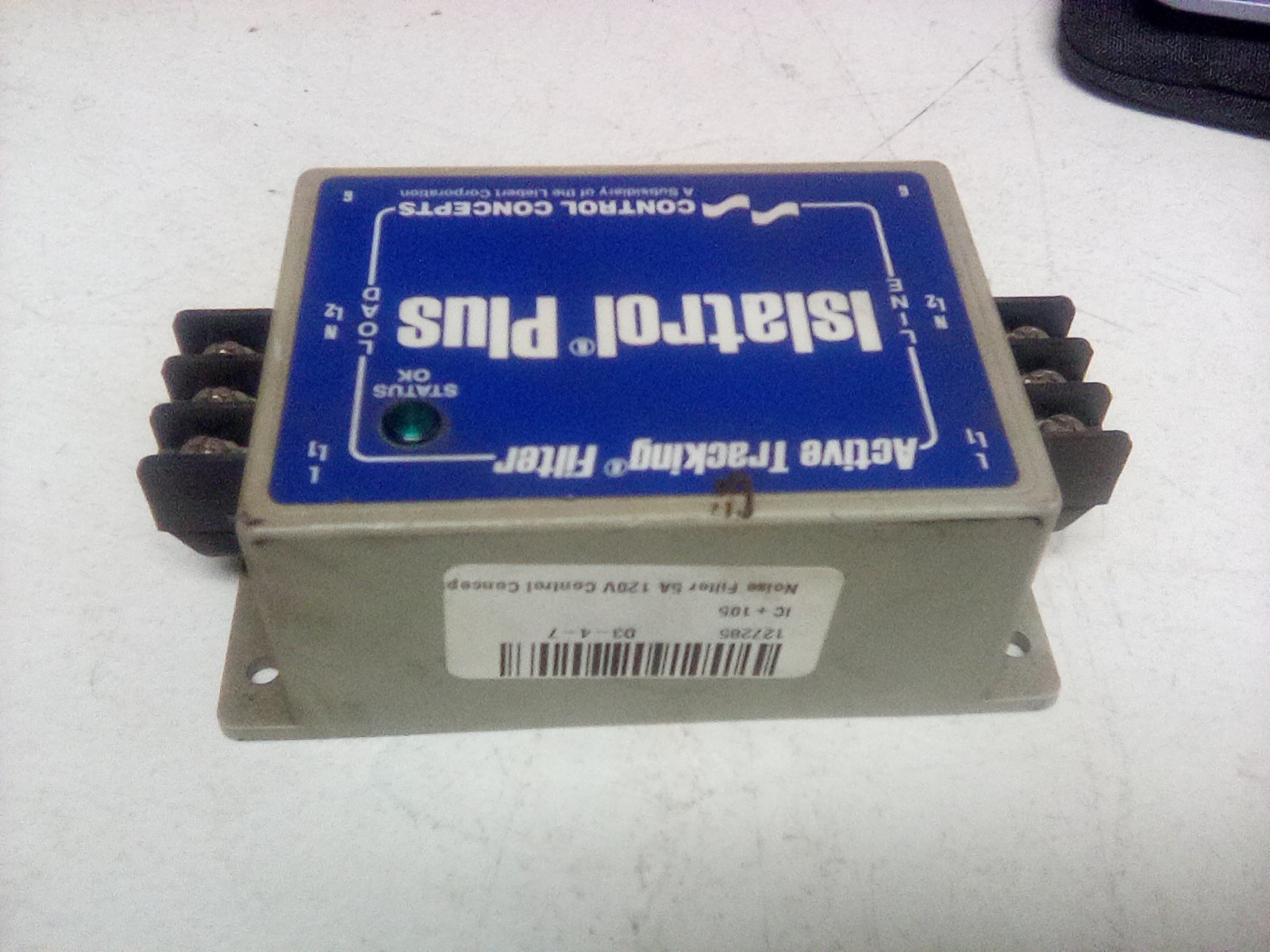 Control Concepts Ic+105 Active Tracking Filter Islatrol Plus