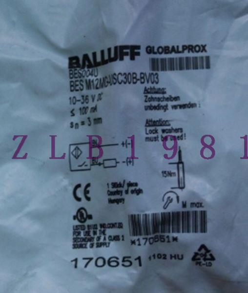 ONE NEW BALLUFF BES M12MG-USC30B-BV03