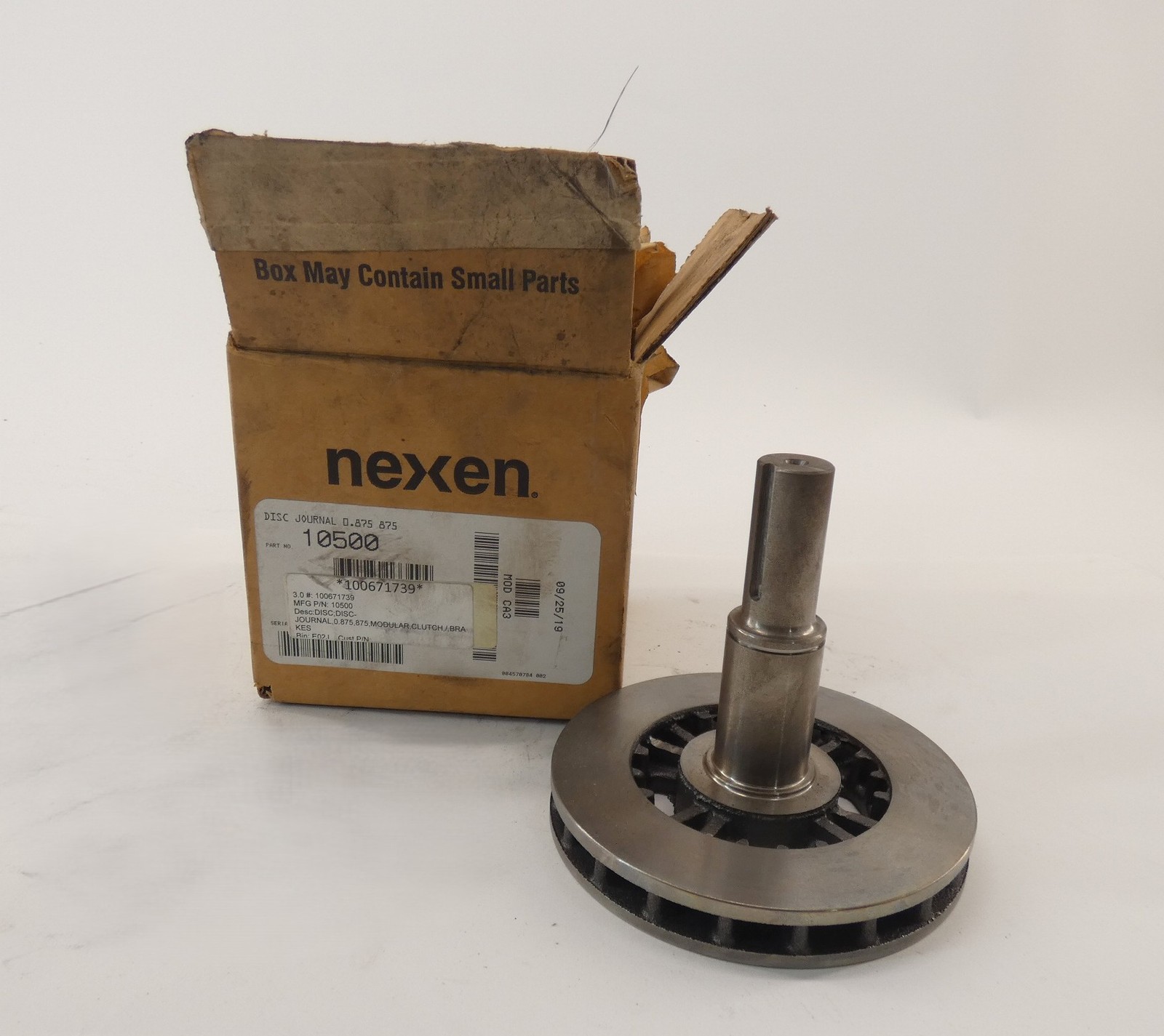 Nexen 10500 Disc Journal 7/8″ Bore 0.875″ Modular Clutch Brake – NEW Surplus!