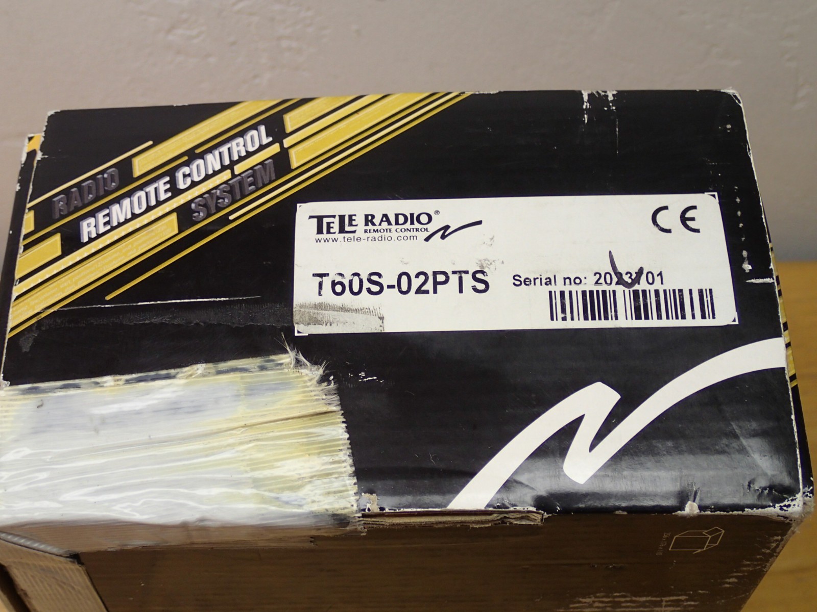 Tele Radio T60RX 02PTS Receiver & 3 Button Remote 433.92 Old Stock Unused Nice