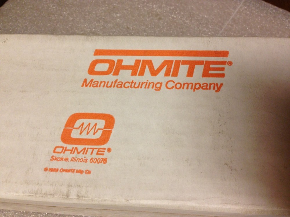 Lot Of 2, OHMITE POWER RIB RESISTOR, PFE5K8R50, 8.50 OHMS, #1223