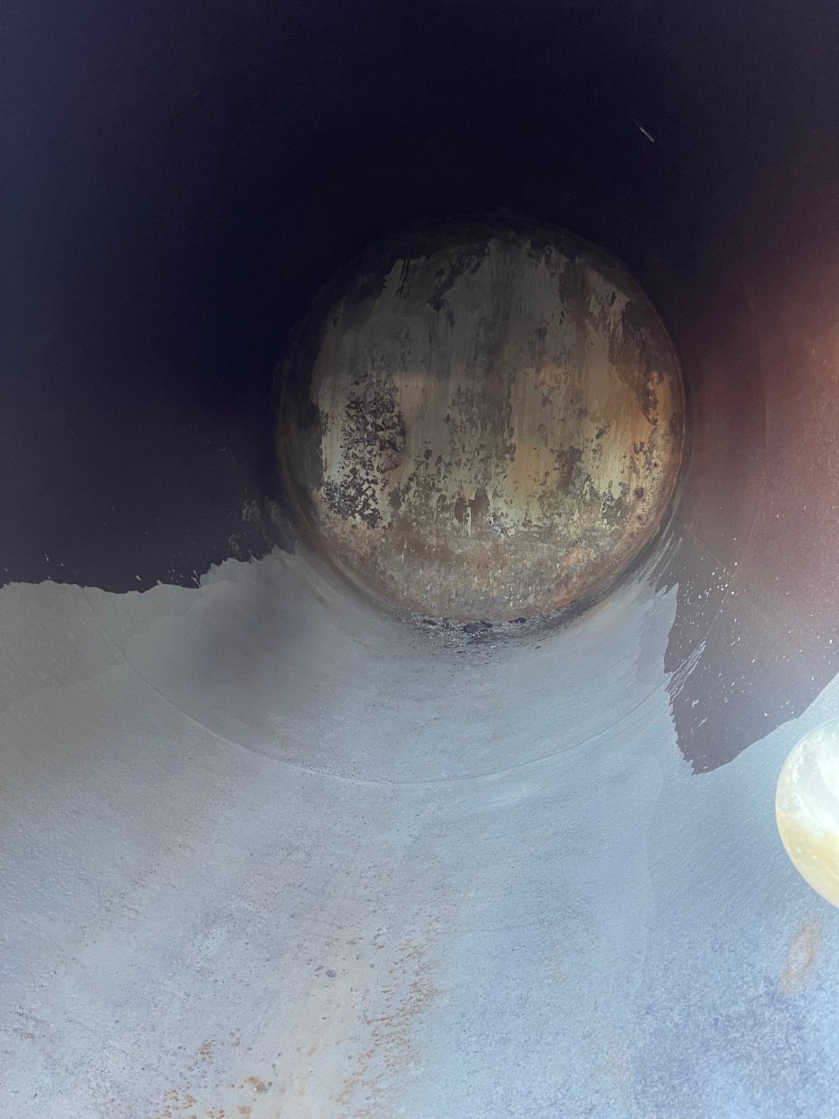 4000 Gal Vertical Liquid Storage Tank, Tank Dia: 7’, Tank H: 14’, Base: 80″x73″