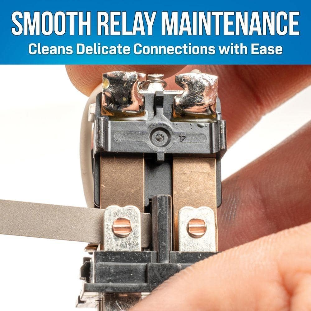 Fine Relay Contact Burnisher Files (Pack of 3) – Electrical Cleaning Tools New