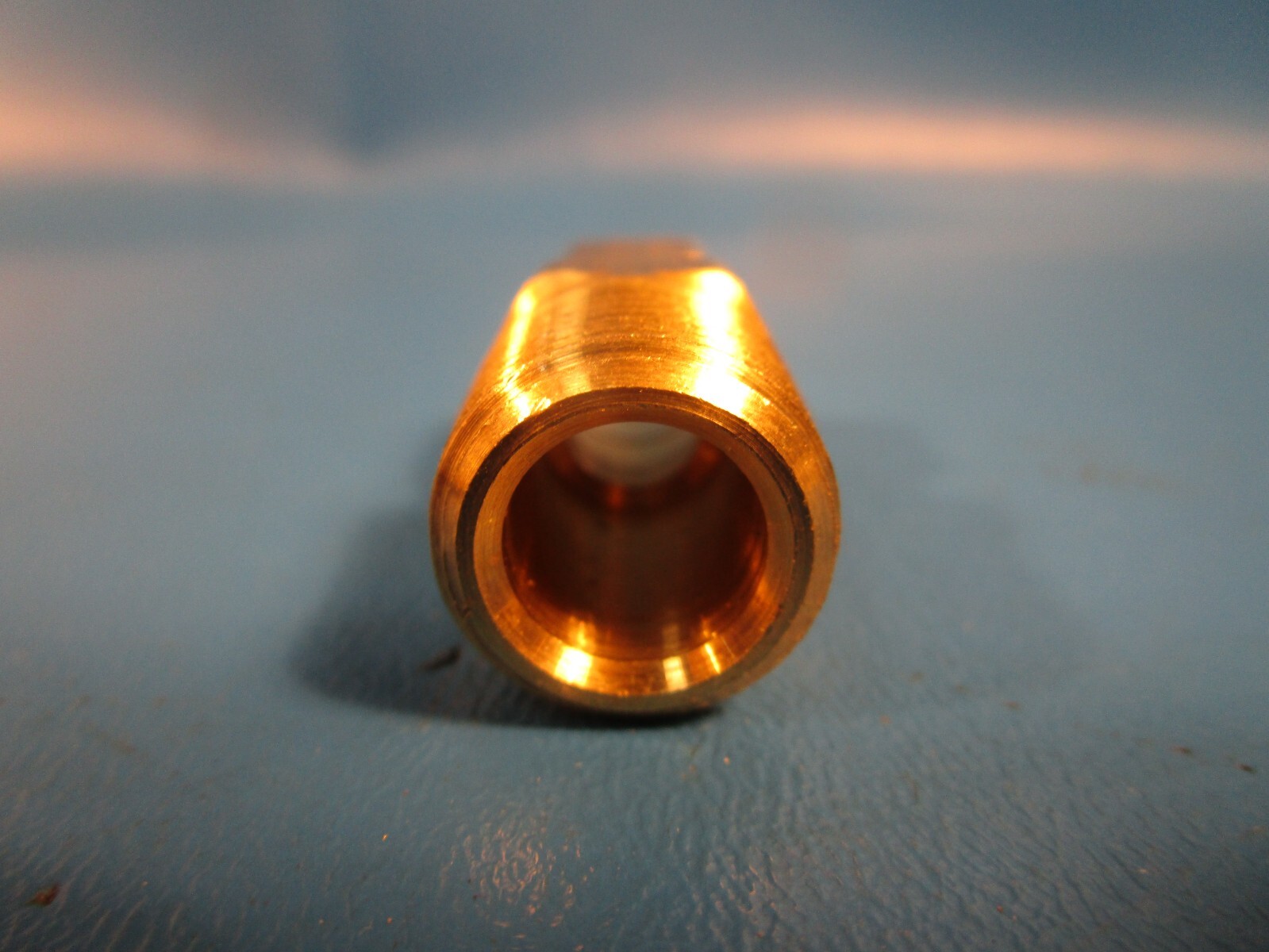 LOT OF 10 Lasco 17-6834U, 3/8 COMPRESSION X 3/8 MALE PIPE THREAD BRASS ADAPTER