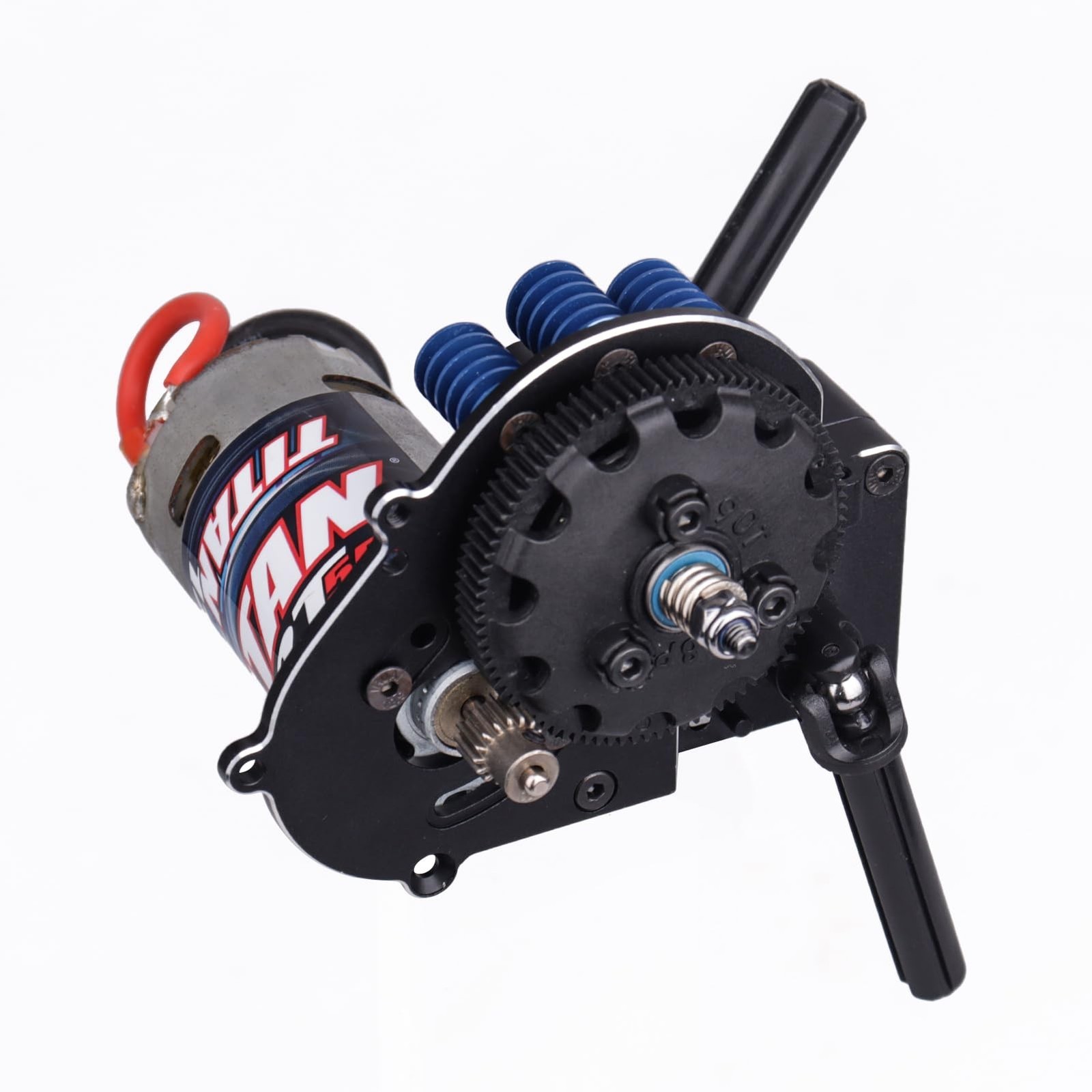 Aluminum Transmission Case Gearbox with Motor Plate and Arm Mounts for 1/10 T…