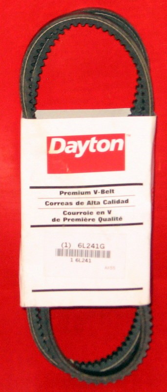Dayton 6L241G V Belt AX55 / 1/2 x 57″ cogged Free Shipping