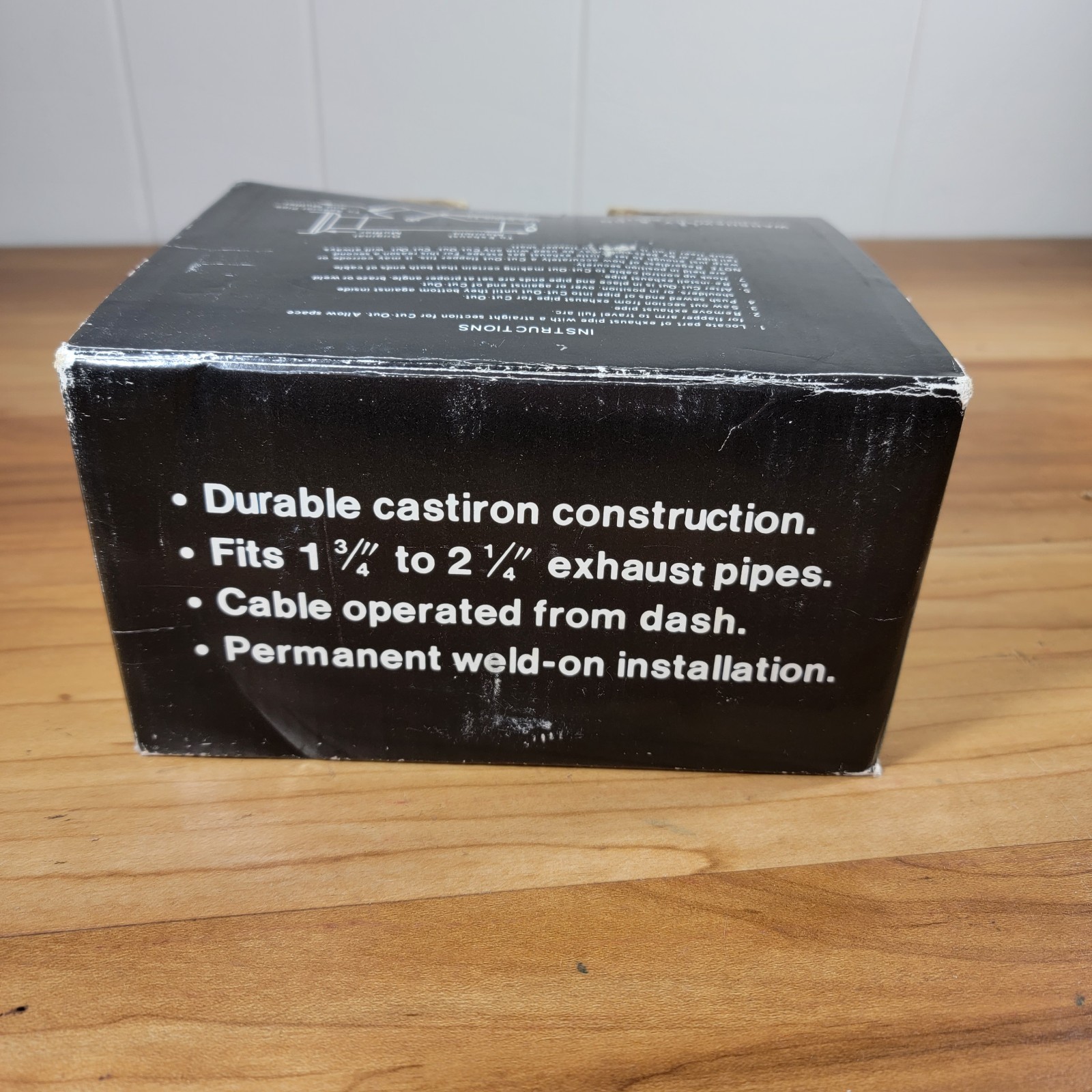 WARSHAWSKY & CO Cast Iron Cut Out- Model 24-1628 New in Box Complete 1 3/4-2 1/4