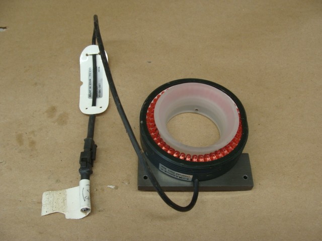 CCS INC LED MACHINE VISION LIGHT RING RED LDR2-74RD-LA 12V (CRACKED HOUSING)