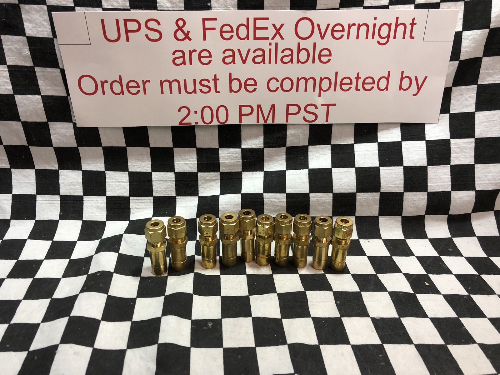 Lot Of 10, Swagelok REDUCER 1/4″ X 1/2″, B-400-R-8, SHIPSAMEDAY#106JF