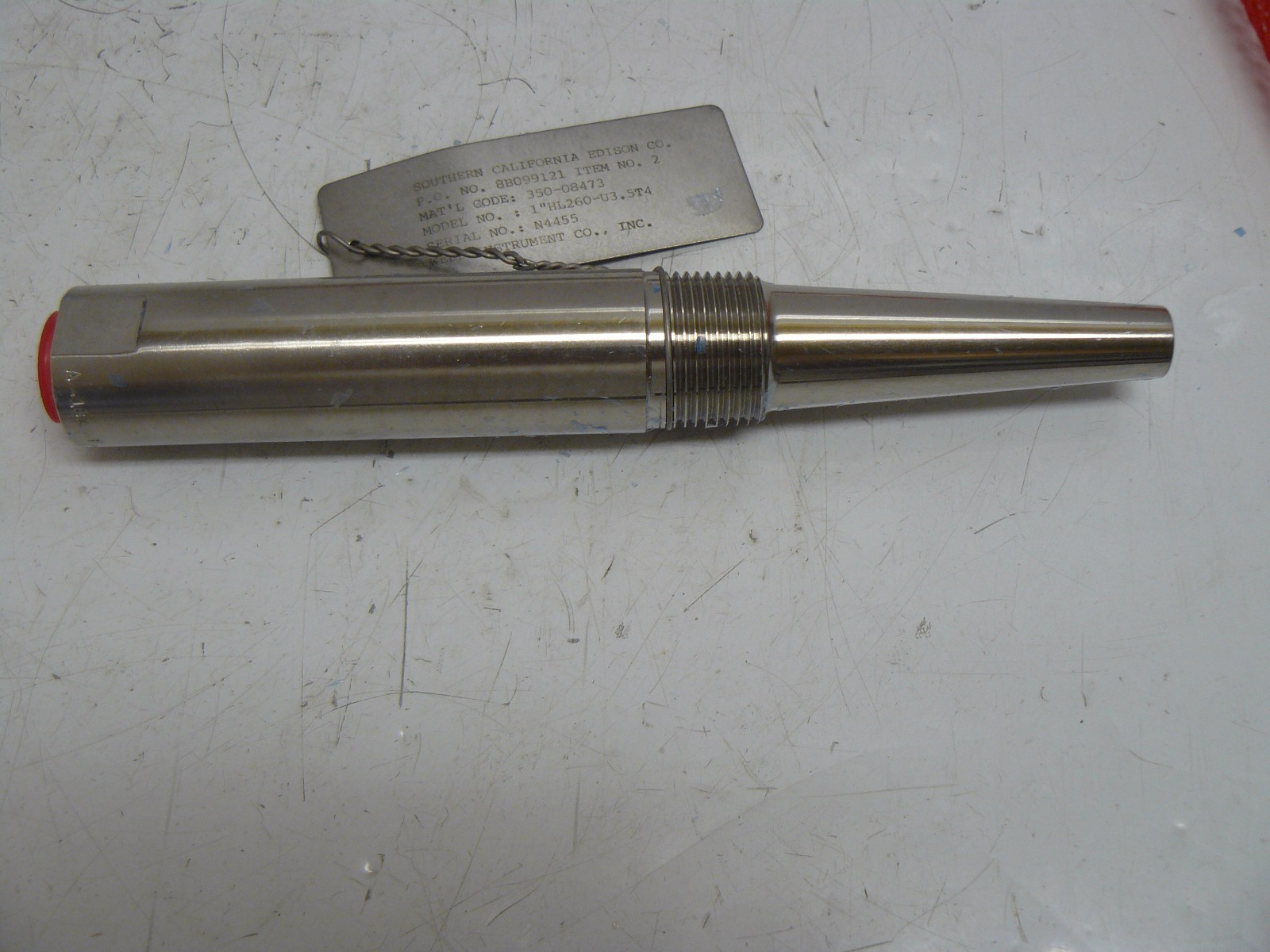 WEED INSTRUMENTS 1″HL260-U3.5T4 THERMOWELL 9 INCH STEM 3 1/2 INCH INSERTION NEW