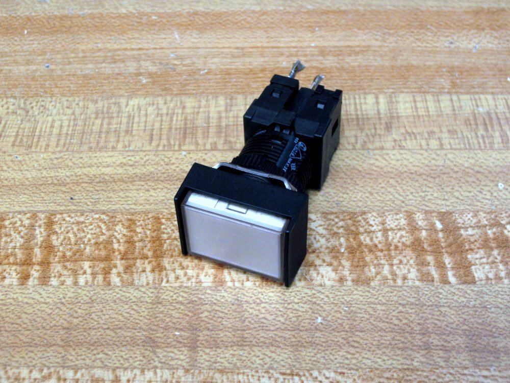 Omron A3GJ-6011-3 Pushbutton White W/Base (Pack of 3)