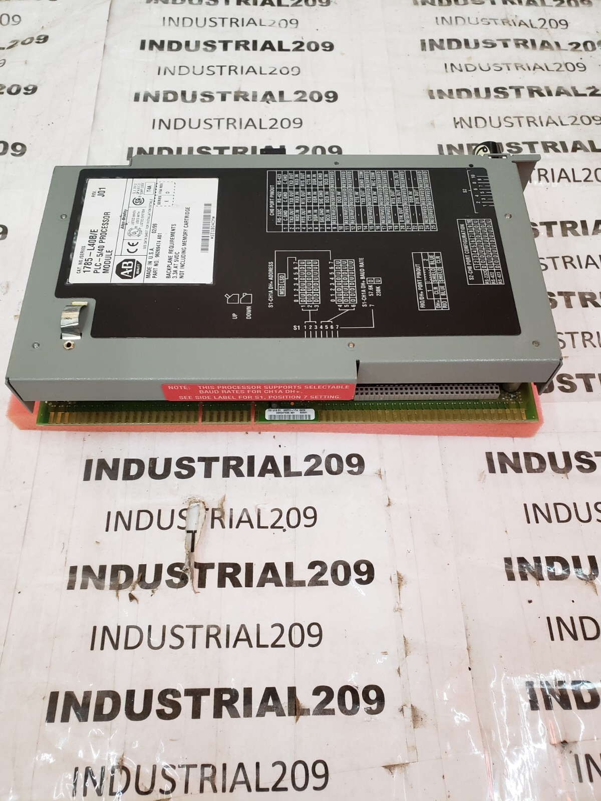 ALLEN BRADLEY 1785-L40B/E PLC 5/40 PROCESSOR MODULE