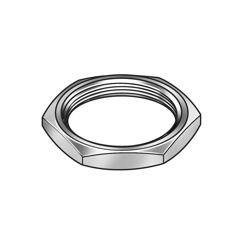 GRAINGER APPROVED Z0218 PnlNt,Hex,Stl,5/8×3/16in,1/4″-40,2PK 1JLU6