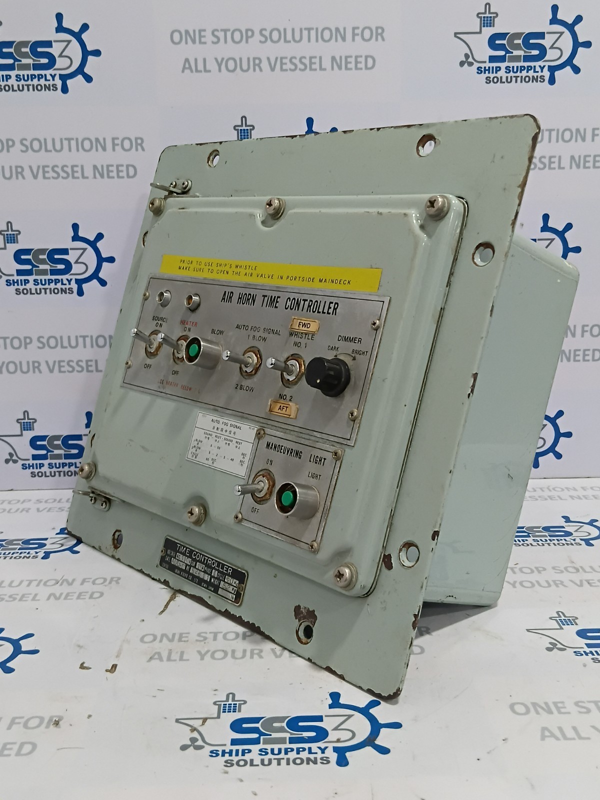 Ibuki Kogyo Air Horn Time Controller AC110V 15A 60Hz PHASE 1 52611