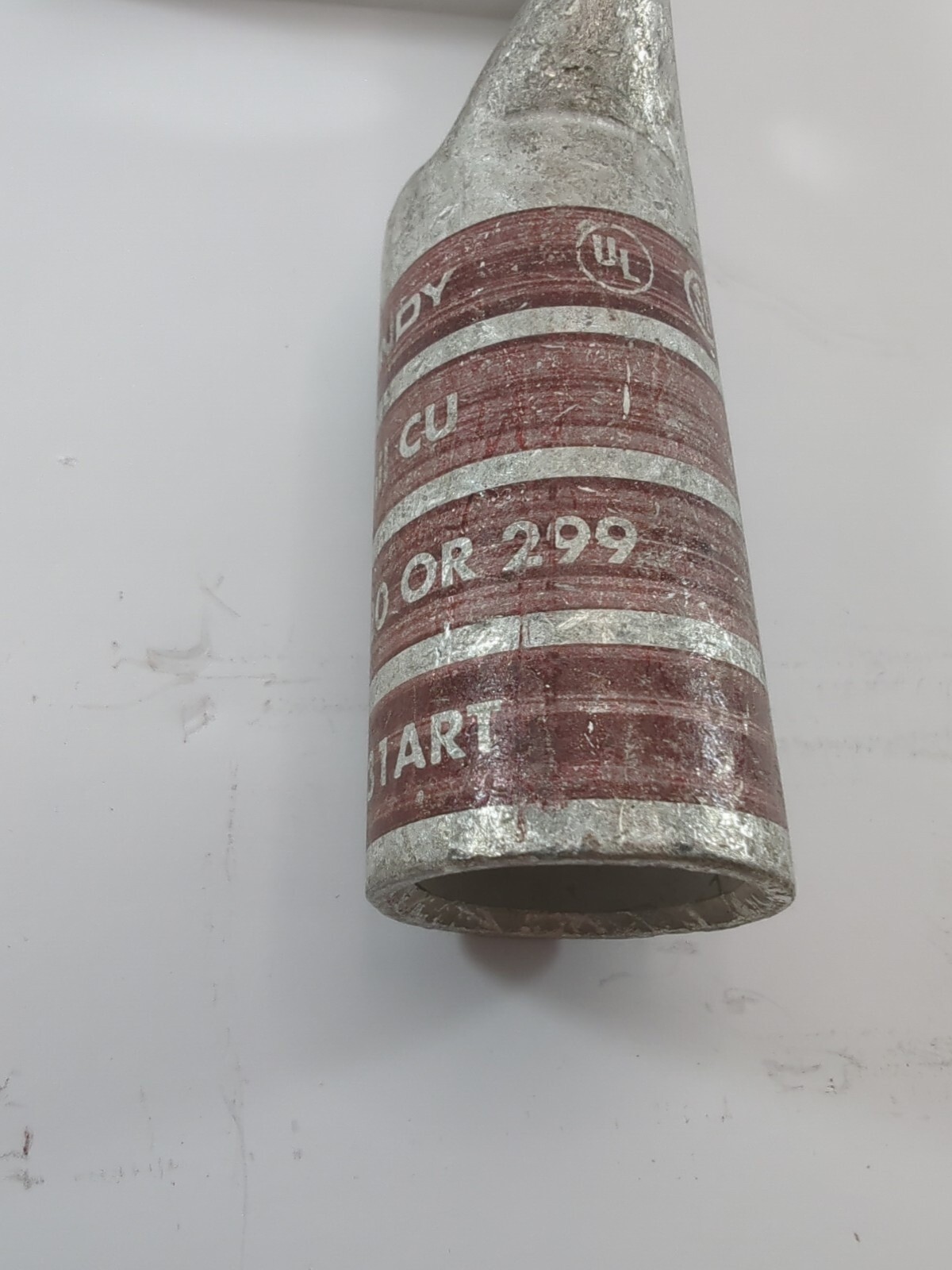 Burndy Crimp Lug YAZ34-2N 500 KCMIL N500 Brown Die 299/20
