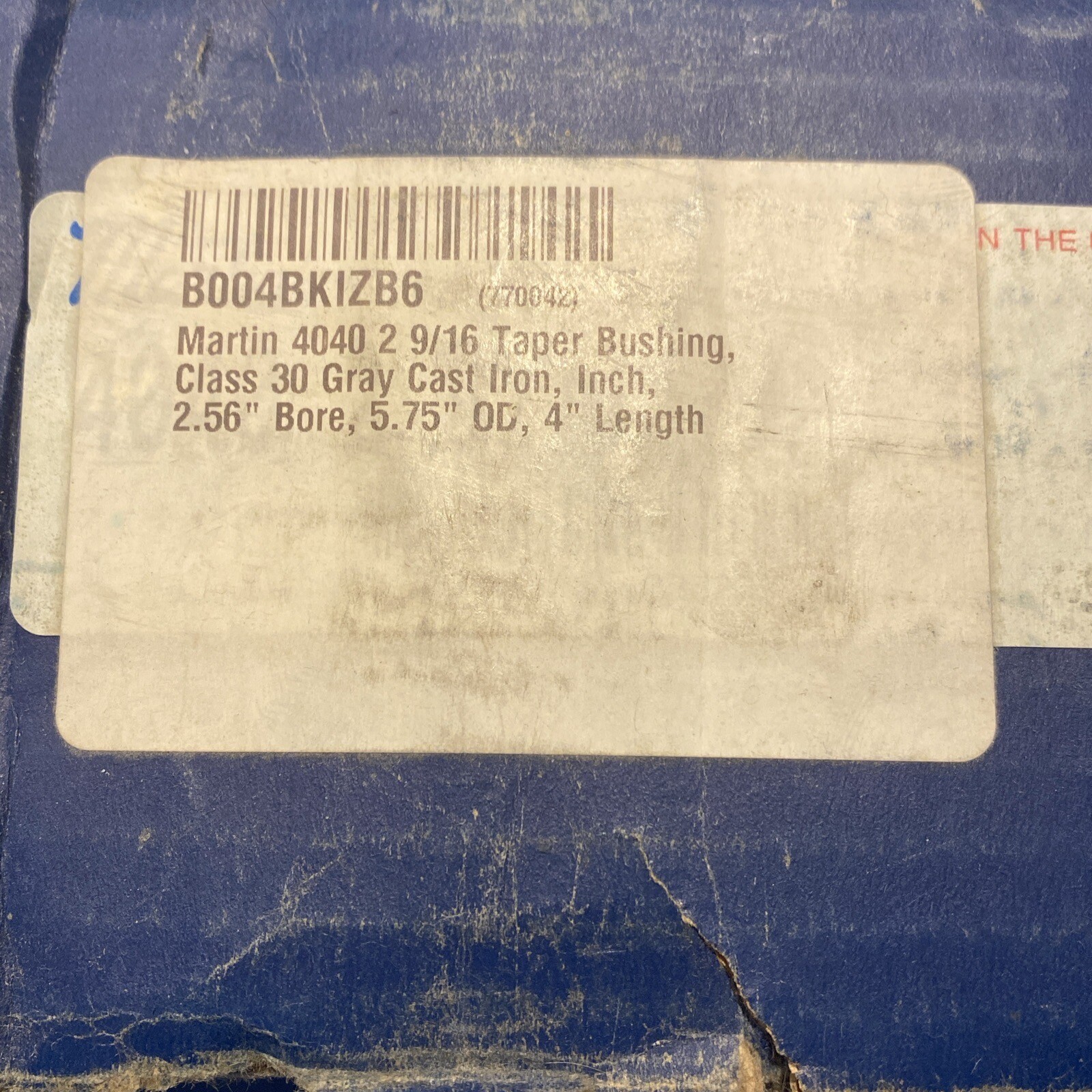 NEW MARTIN 4040-2-9/16 TAPER LOCK BUSHING 40402916 Some Surface Rust