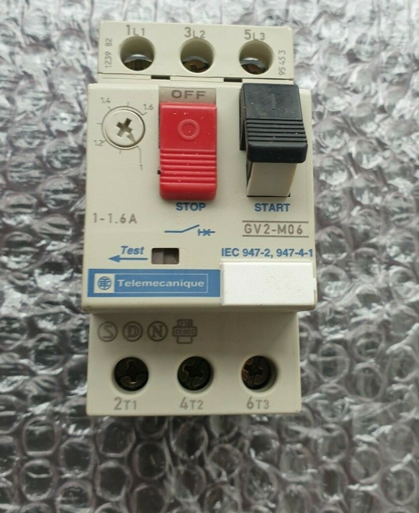 TELEMECANIQUE GV2M06 MOTOR STARTER (R1S3.8B4)