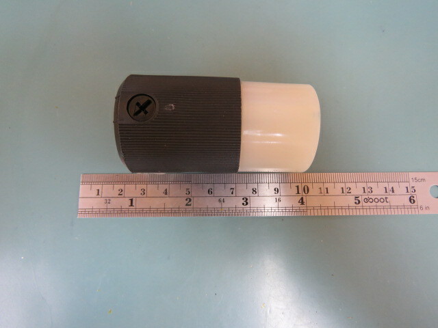 HUBBELL HBL5369C Qty of 1 per Lot Power Entry Connector, Power Entry, 20 A, Bla