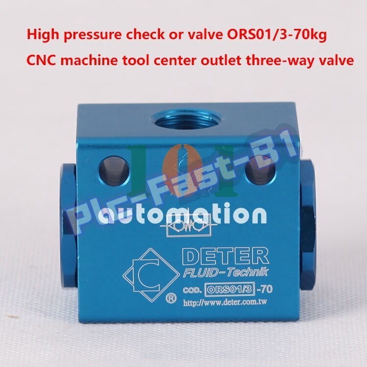 1PC ORS01/3-70kg machine tool spindle center outlet high pressure check or valve