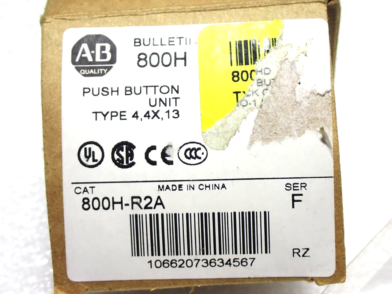 800T-R2A SER F Allen Bradley PUSH BUTTON NEW