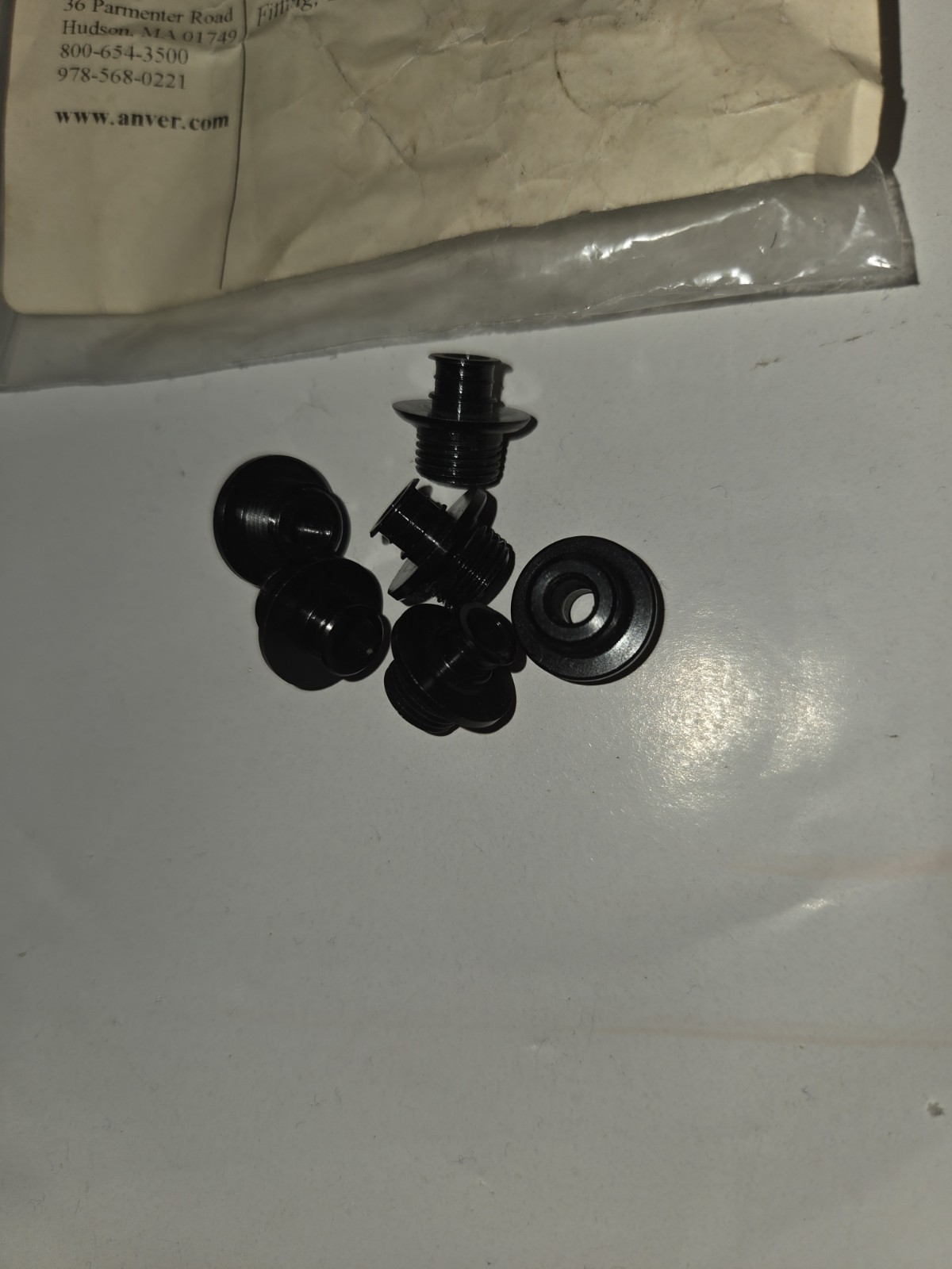 NEW LOT OF 6 GENUINE ANVER A-3150196 FITTINGS, 20-30