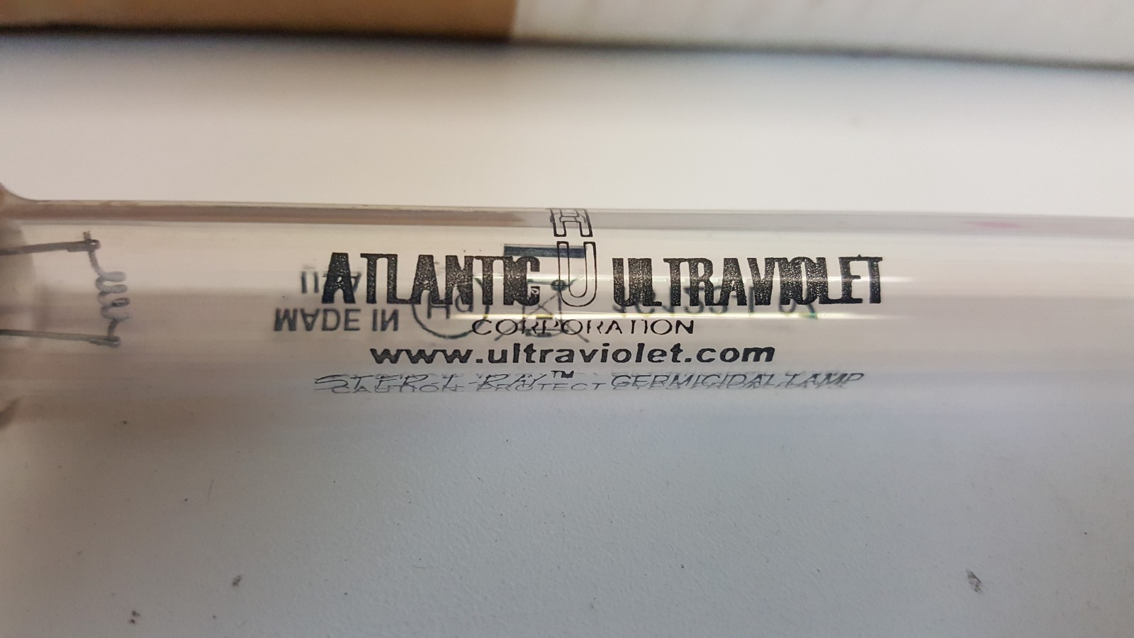 NOS! ATLANTIC ULTRAVIOLET STER-L-RAY GERMICIDAL REPLACEMENT BULB 16123-L07